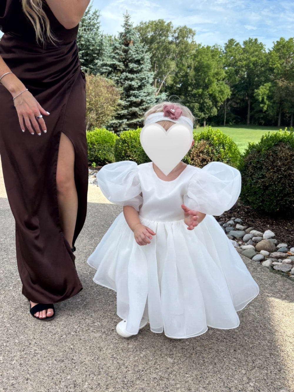 Little girl flower dress